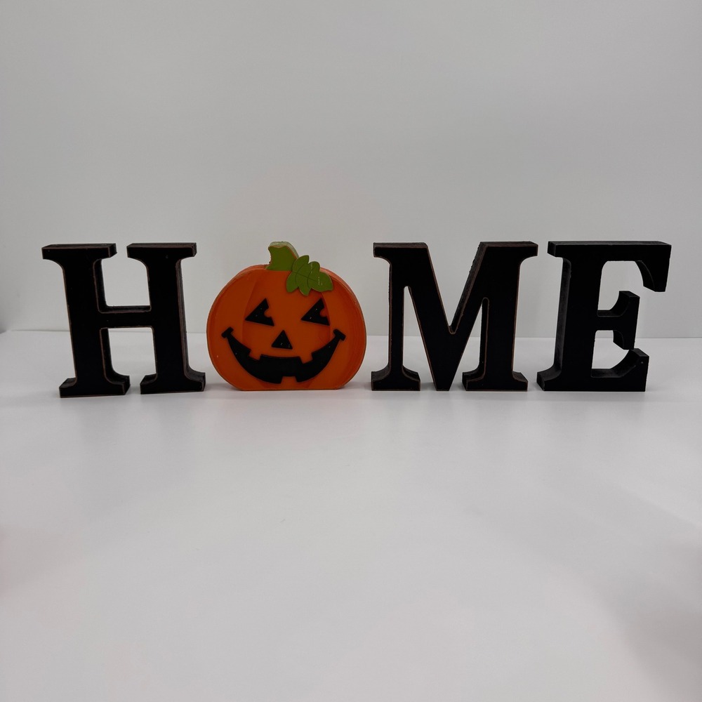 HOME Glitzhome‎ Shelf Sitter Seasonal Holiday 13-Piece Wooden Interchangeable - Picture 12 of 16